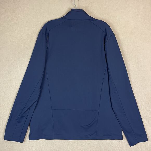 G Fore Pullover Mens L Blue Tech Jersey Golf 1/2 Zip Long Sleeve Stretch - Picture 12 of 13